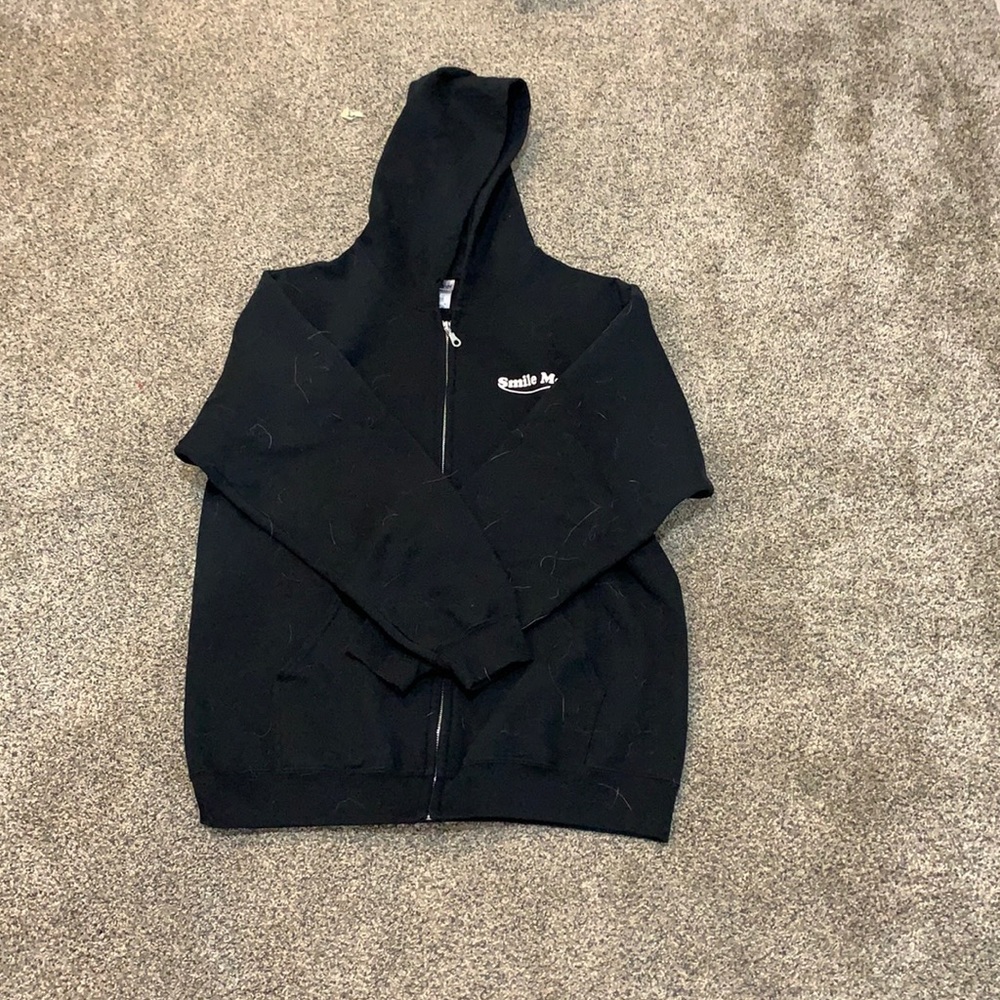 Black smile more sweatshirt